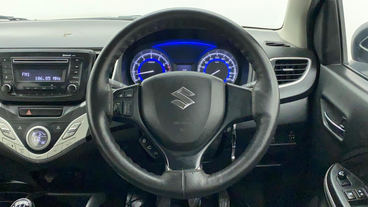 2015 Maruti Baleno DELTA PETROL 1.2, Petrol, Manual, 75,652 km, Steering Wheel Close Up