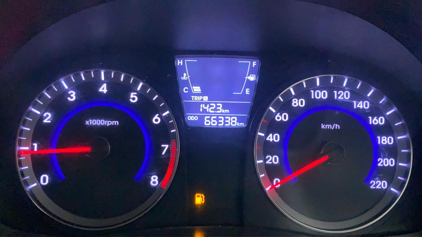 2014 Hyundai Verna FLUIDIC 1.4 VTVT, CNG, Manual, 66,400 km, Odometer Image