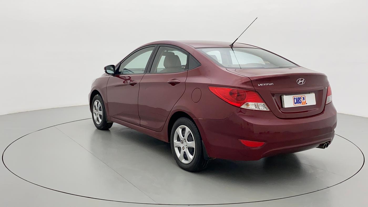 2014 Hyundai Verna FLUIDIC 1.4 VTVT, CNG, Manual, 66,400 km, Left Back Diagonal