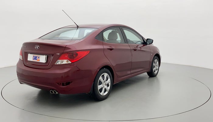 2014 Hyundai Verna FLUIDIC 1.4 VTVT, CNG, Manual, 66,400 km, Right Back Diagonal