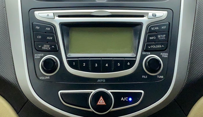 2014 Hyundai Verna FLUIDIC 1.4 VTVT, CNG, Manual, 66,400 km, Infotainment System