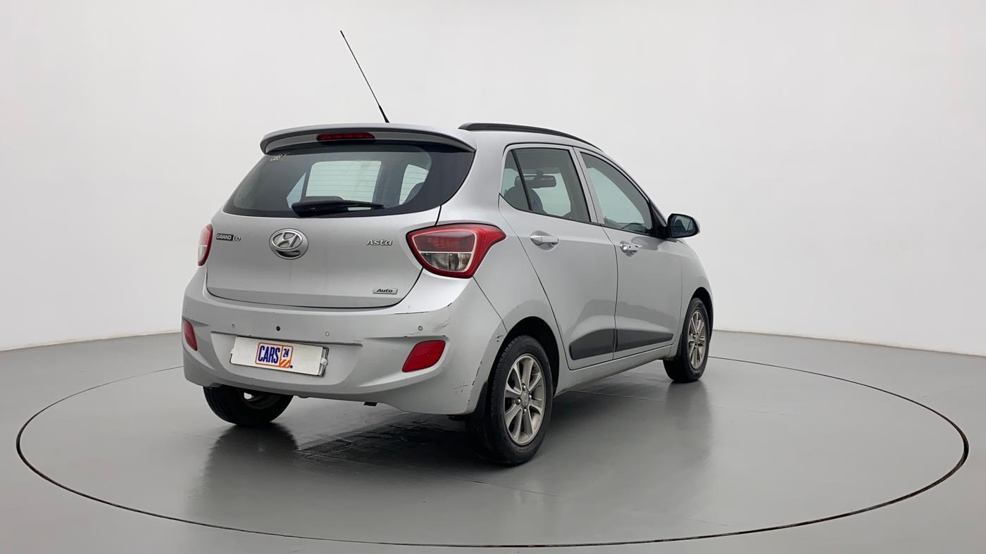 2016 Hyundai Grand i10 ASTA (O) AT 1.2 KAPPA VTVT, Petrol, Automatic, 43,385 km, Right Back Diagonal