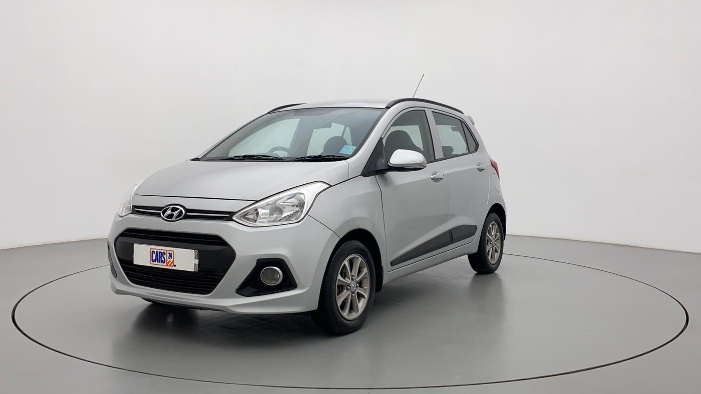 2016 Hyundai Grand i10 ASTA (O) AT 1.2 KAPPA VTVT, Petrol, Automatic, 43,385 km, Left Front Diagonal