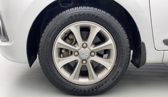 2016 Hyundai Grand i10 ASTA (O) AT 1.2 KAPPA VTVT, Petrol, Automatic, 43,385 km, Left Front Wheel