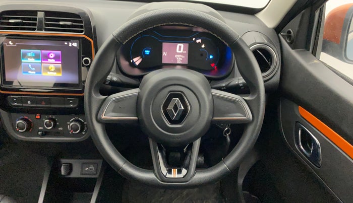 2021 Renault Kwid CLIMBER 1.0 AMT (O), Petrol, Automatic, 10,835 km, Steering Wheel Close Up