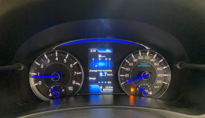 2018 Maruti Ciaz ZETA 1.5 SHVS MT PETROL, Petrol, Manual, 89,676 km, Odometer Image
