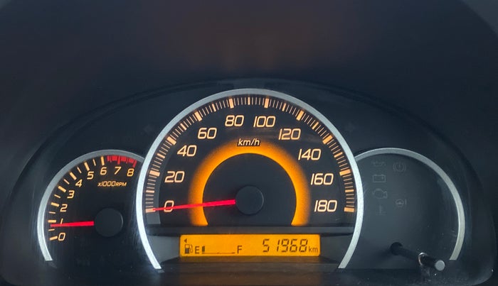 2013 Maruti Wagon R 1.0 VXI, Petrol, Manual, 52,002 km, Odometer Image