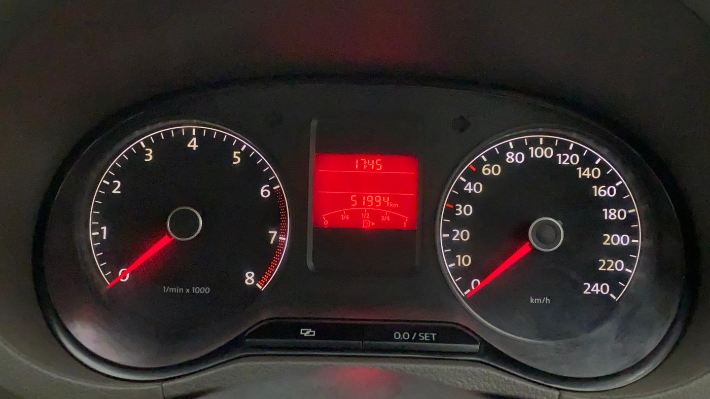 2010 Volkswagen Vento HIGHLINE 1.6 MPI, Petrol, Manual, 52,080 km, Odometer Image