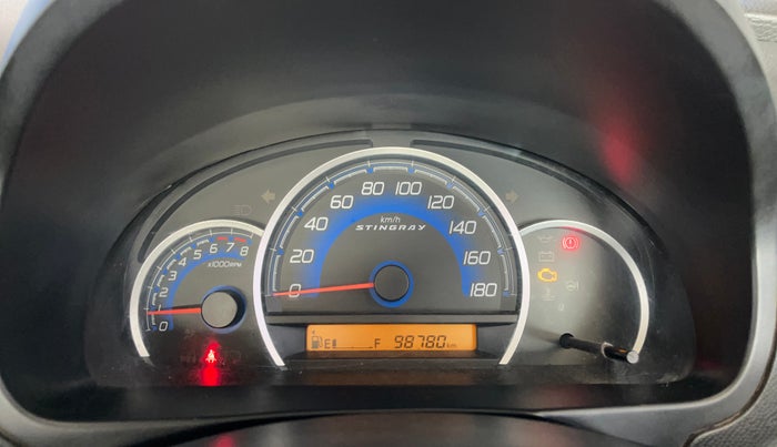 2015 Maruti Wagon R Stingray VXI, Petrol, Manual, 98,780 km, Odometer Image