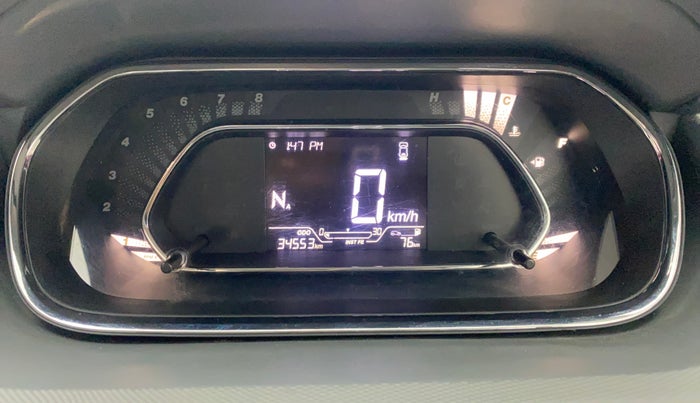 2021 Tata TIGOR XZA PLUS PETROL, Petrol, Automatic, 34,508 km, Odometer Image