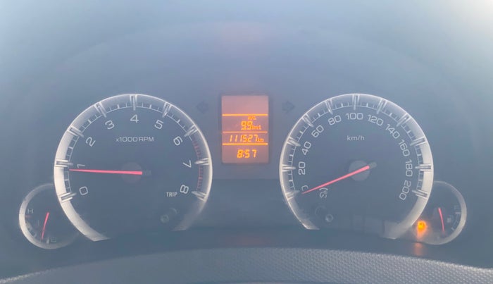 2013 Maruti Swift VXI, Petrol, Manual, 1,11,639 km, Odometer Image
