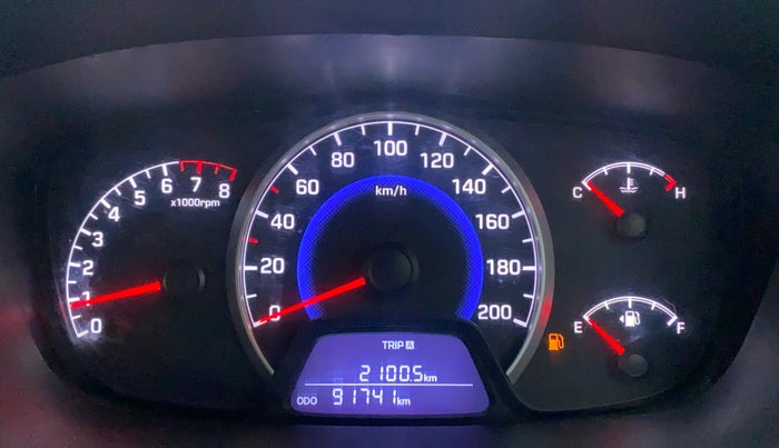 2017 Hyundai Grand i10 MAGNA 1.2 KAPPA VTVT, Petrol, Manual, 91,741 km, Odometer Image