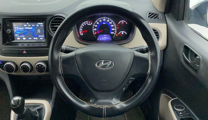 2017 Hyundai Grand i10 MAGNA 1.2 KAPPA VTVT, Petrol, Manual, 91,741 km, Steering Wheel Close Up