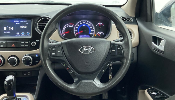 2017 Hyundai Grand i10 SPORTZ (O) 1.2 AT VTVT, Petrol, Automatic, 89,733 km, Steering Wheel Close Up
