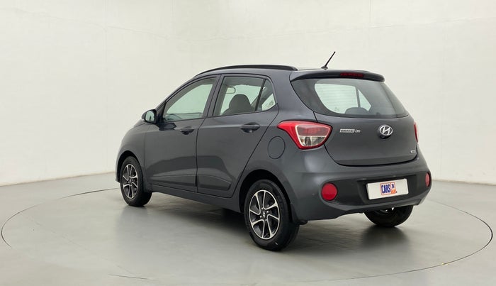 2017 Hyundai Grand i10 SPORTZ (O) 1.2 AT VTVT, Petrol, Automatic, 89,733 km, Left Back Diagonal