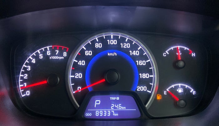 2017 Hyundai Grand i10 SPORTZ (O) 1.2 AT VTVT, Petrol, Automatic, 89,733 km, Odometer Image