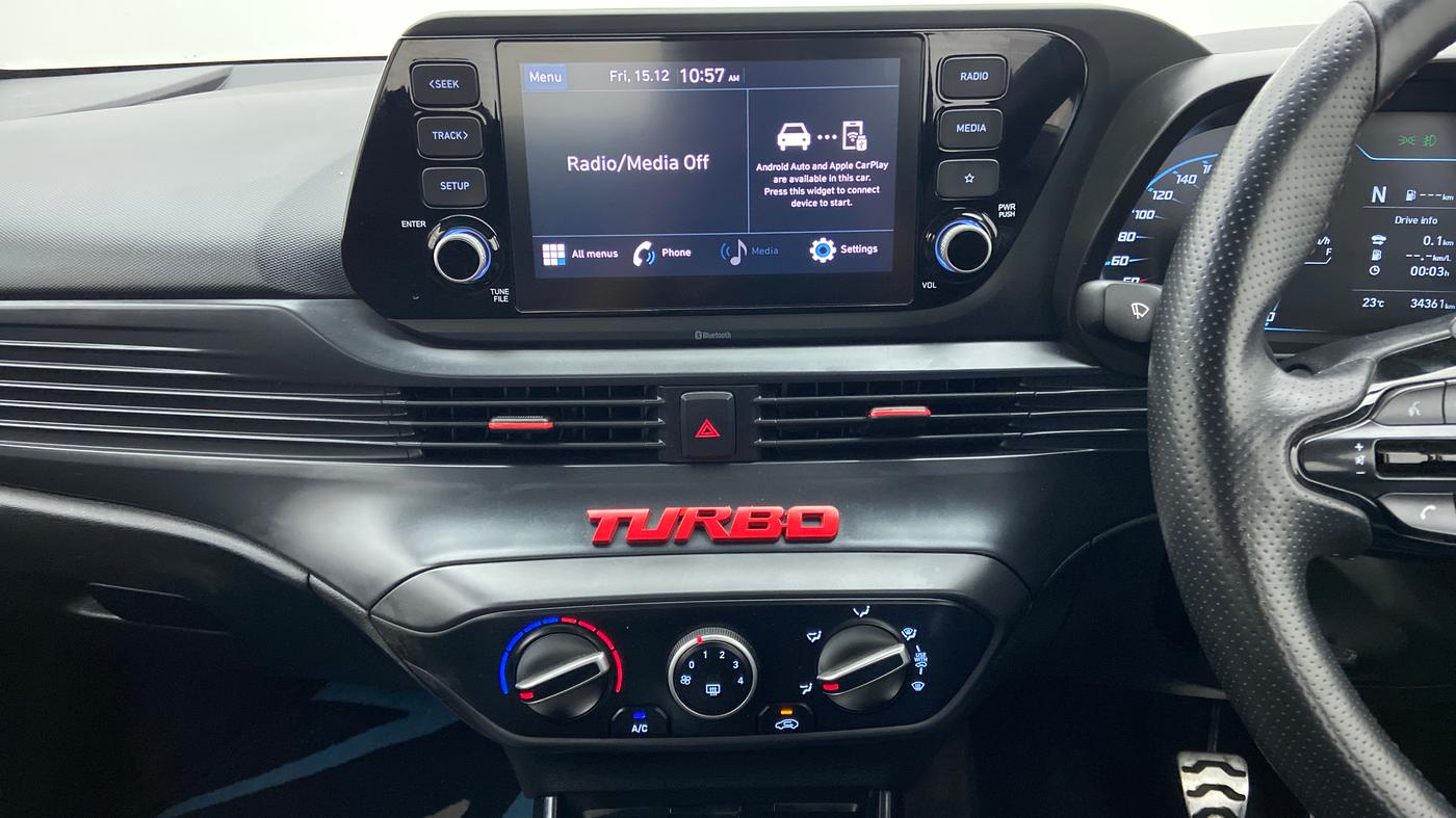 2021 Hyundai NEW I20 N LINE N6 1.0 TURBO GDI IMT DUAL TONE, Petrol, Manual, 34,360 km, Air Conditioner
