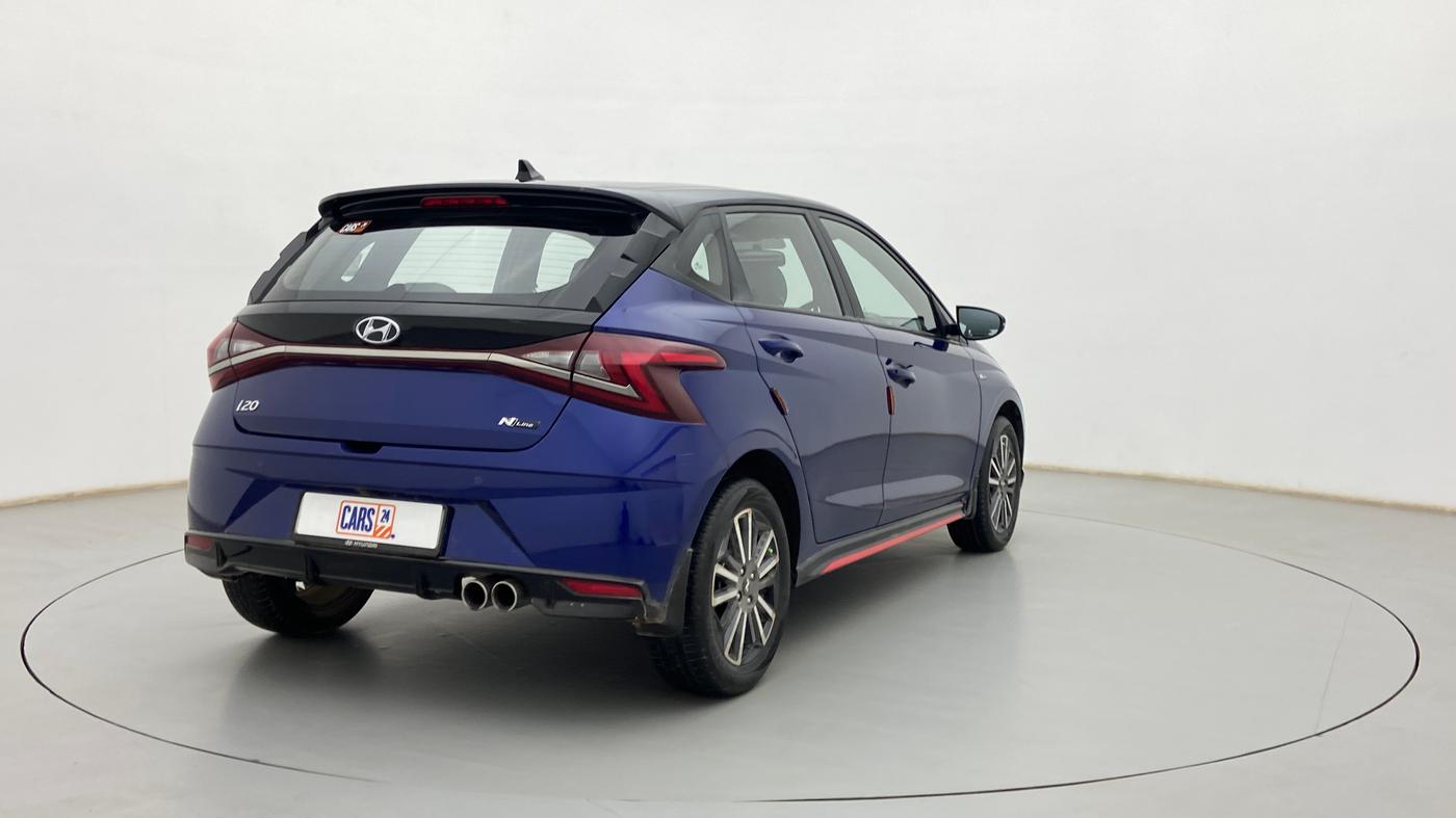 2021 Hyundai NEW I20 N LINE N6 1.0 TURBO GDI IMT DUAL TONE, Petrol, Manual, 34,360 km, Right Back Diagonal