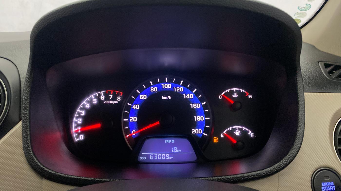 2014 Hyundai Xcent SX 1.2 (O), Petrol, Manual, 63,007 km, Odometer Image
