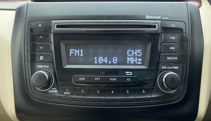 2020 Maruti Dzire VXI, Petrol, Manual, 45,345 km, Infotainment System