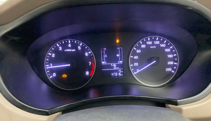 2017 Hyundai Elite i20 MAGNA EXECUTIVE 1.2, CNG, Manual, 47,316 km, Odometer Image