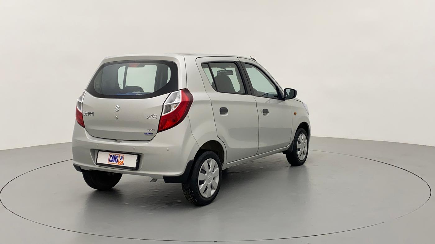 2019 Maruti Alto K10 VXI (O) AMT, Petrol, Automatic, 8,885 km, Right Back Diagonal (45- Degree) View