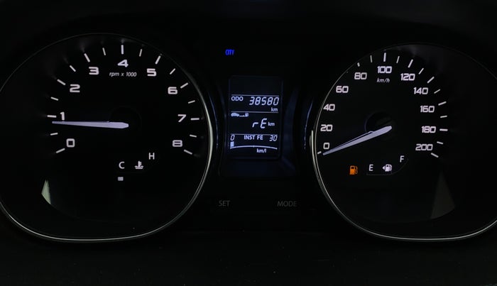 2017 Tata Tiago XZ PETROL, Petrol, Manual, 38,576 km, Odometer Image
