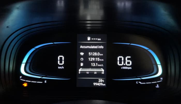 2022 Hyundai VENUE S(O) 1.2, Petrol, Manual, 99,401 km, Odometer Image