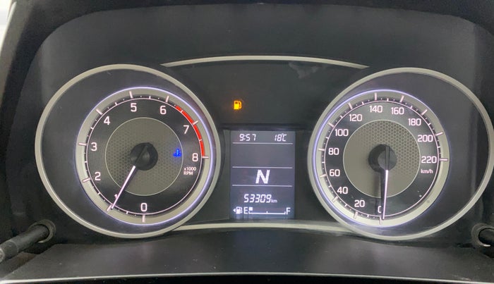 2018 Maruti Dzire VXI AMT, Petrol, Automatic, 53,309 km, Odometer Image