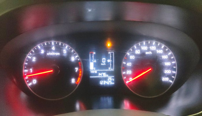 2018 Hyundai Elite i20 ASTA 1.2, Petrol, Manual, 1,23,416 km, Odometer Image