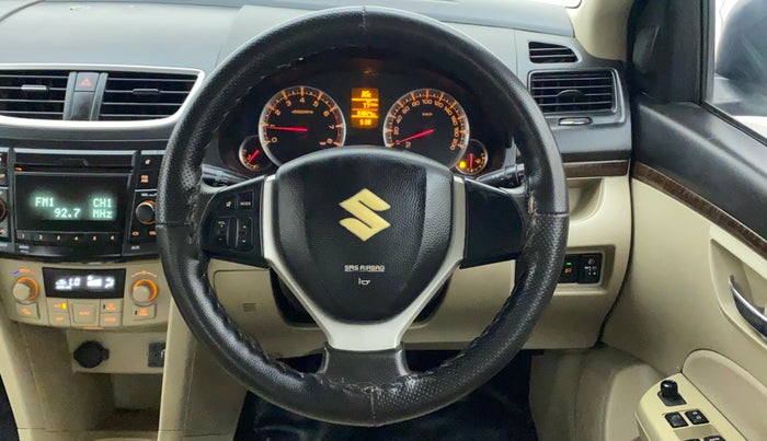2014 Maruti Swift Dzire ZXI, Petrol, Manual, 93,824 km, Steering Wheel Close Up