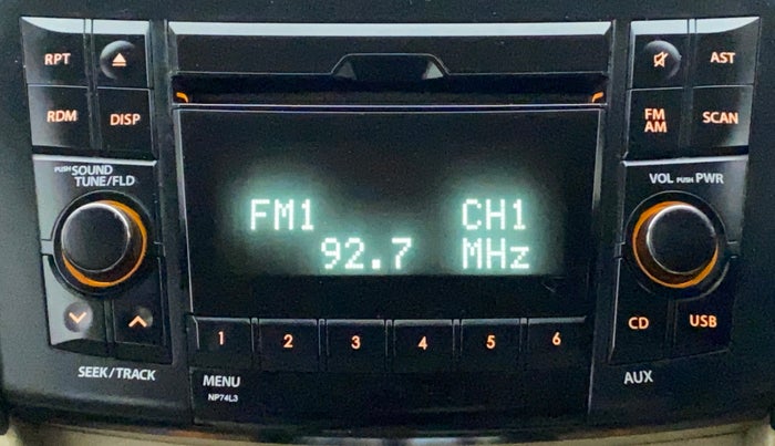 2014 Maruti Swift Dzire ZXI, Petrol, Manual, 93,824 km, Infotainment System