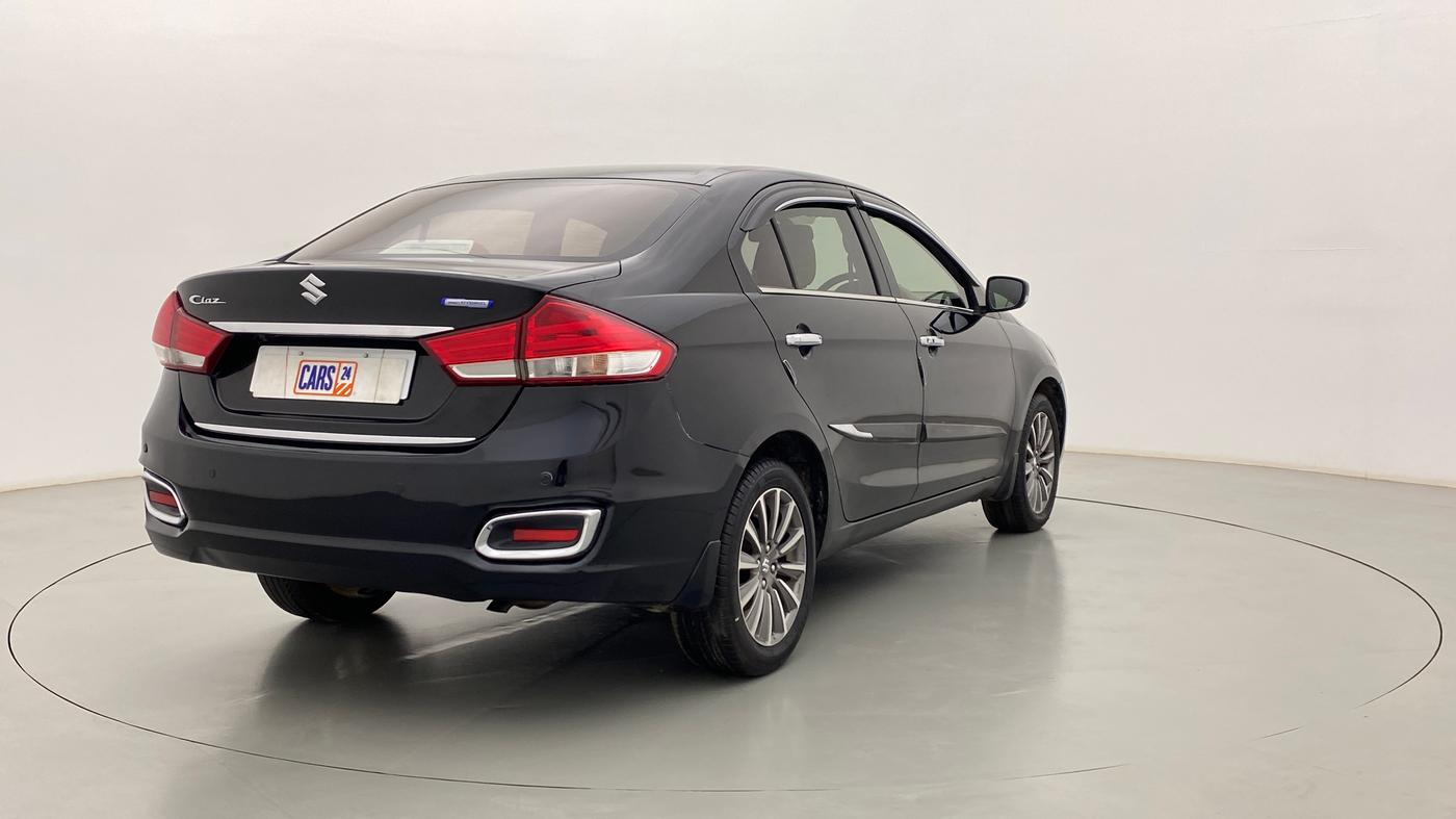 2019 Maruti Ciaz ALPHA 1.5 MT VTVT SHVS, Petrol, Manual, 39,980 km, Right Back Diagonal