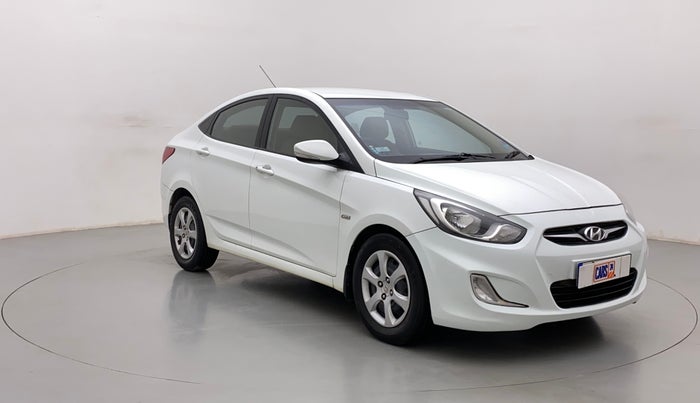2011 Hyundai Verna FLUIDIC 1.6 CRDI EX, Diesel, Manual, 1,32,879 km, Right Front Diagonal