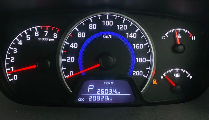 2018 Hyundai Grand i10 SPORTZ (O) AT 1.2 KAPPA VTVT, Petrol, Automatic, 20,824 km, Odometer Image