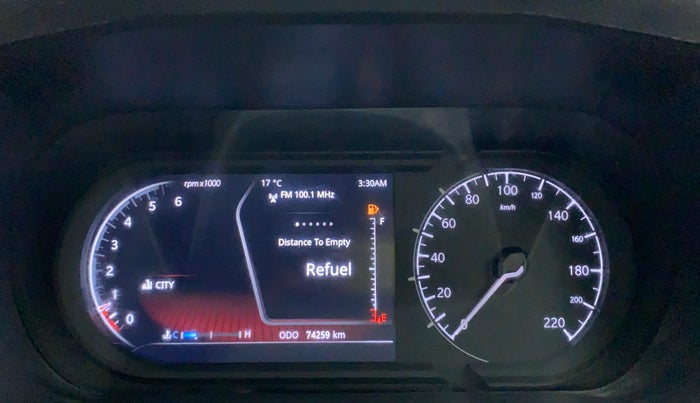 2019 Tata Harrier XZ 2.0L, Diesel, Manual, 74,474 km, Odometer Image