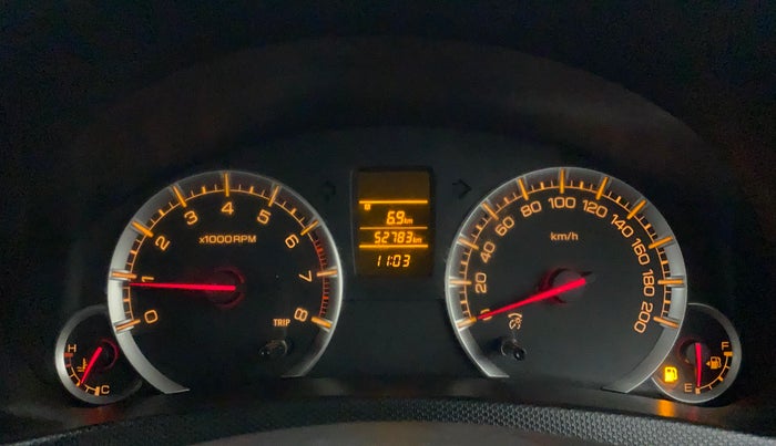 2016 Maruti Swift VXI O, Petrol, Manual, 52,783 km, Odometer Image