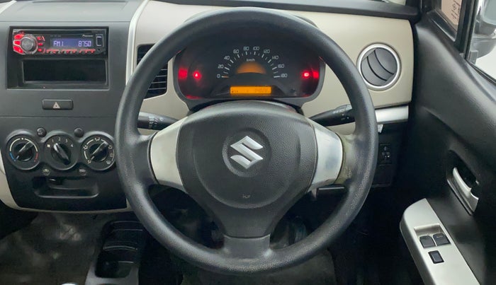2013 Maruti Wagon R 1.0 LXI, Petrol, Manual, 34,828 km, Steering Wheel Close Up