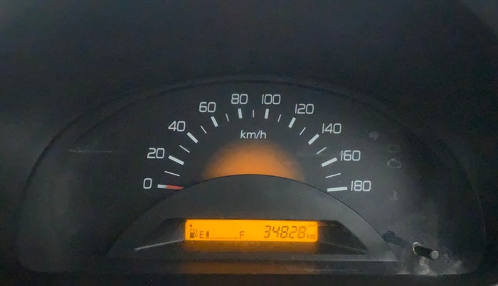2013 Maruti Wagon R 1.0 LXI, Petrol, Manual, 34,828 km, Odometer Image