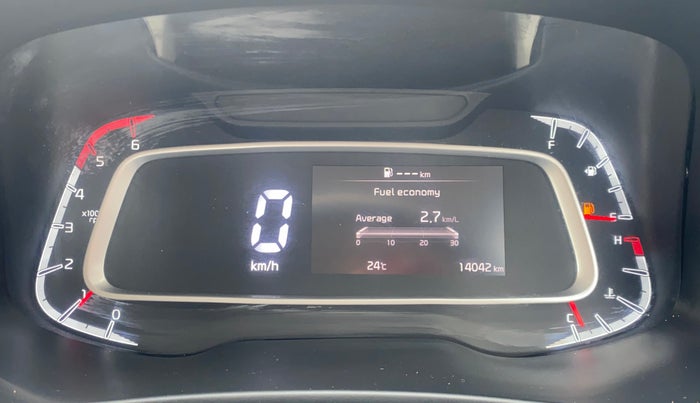 2022 KIA SONET HTX 1.5, Diesel, Manual, 14,039 km, Odometer Image