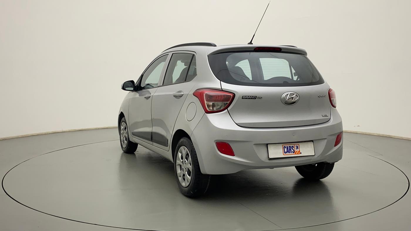 2015 Hyundai Grand i10 SPORTZ 1.2 KAPPA VTVT, Petrol, Manual, 50,576 km, Left Back Diagonal