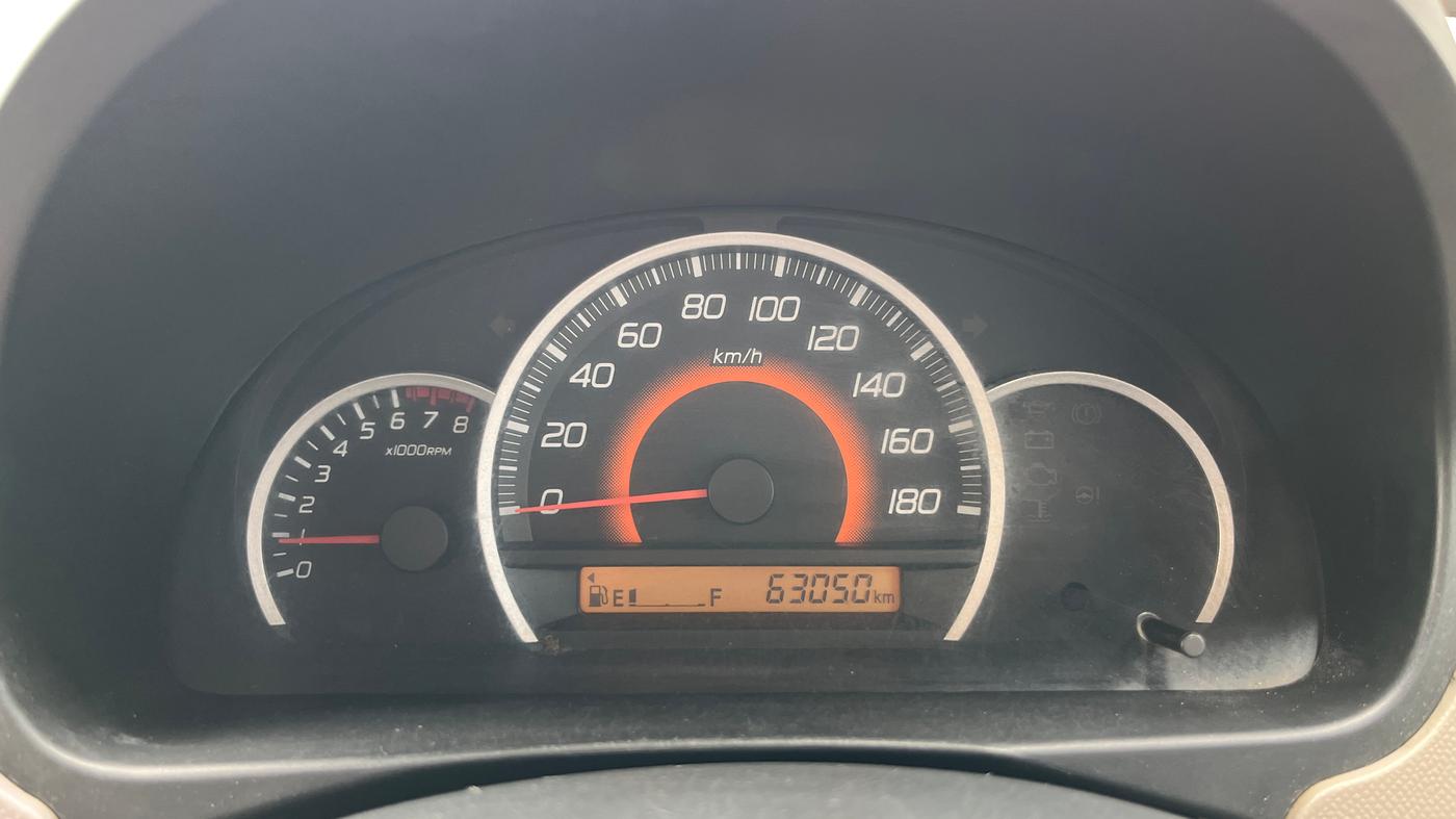 2013 Maruti Wagon R 1.0 VXI, Petrol, Manual, 63,030 km, Odometer Image