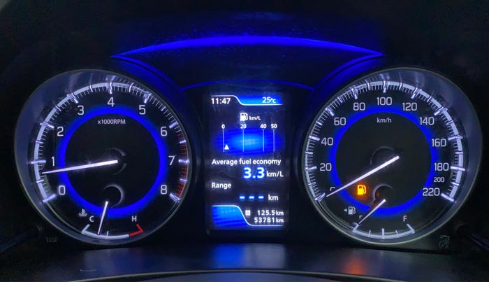 2017 Maruti Baleno ZETA 1.2 K12, Petrol, Manual, 53,908 km, Odometer Image