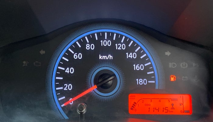 2017 Datsun Redi Go T (O), Petrol, Manual, 11,082 km, Odometer Image