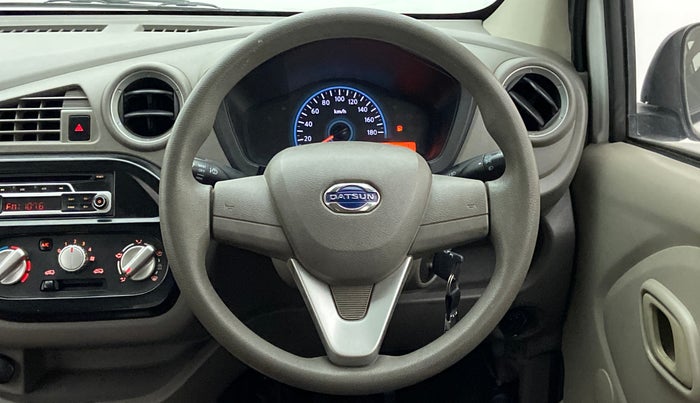 2017 Datsun Redi Go T (O), Petrol, Manual, 11,082 km, Steering Wheel Close Up