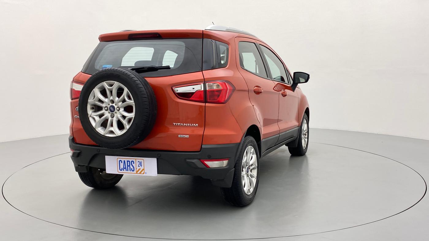 2014 Ford Ecosport 1.5TITANIUM TDCI, Diesel, Manual, 93,088 km, Right Back Diagonal