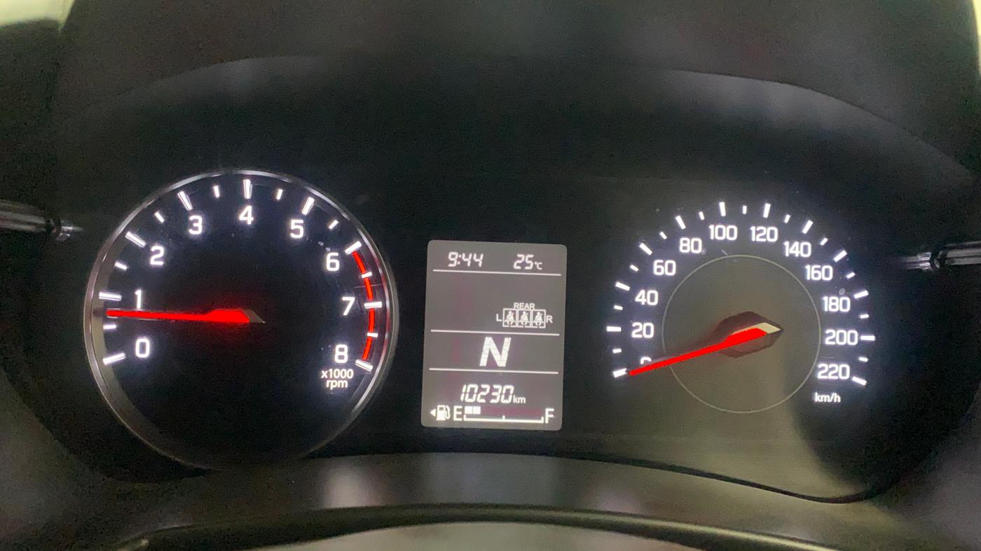 2025 Maruti Swift ZXi AMT, Petrol, Automatic, 10,229 km, Odometer Image