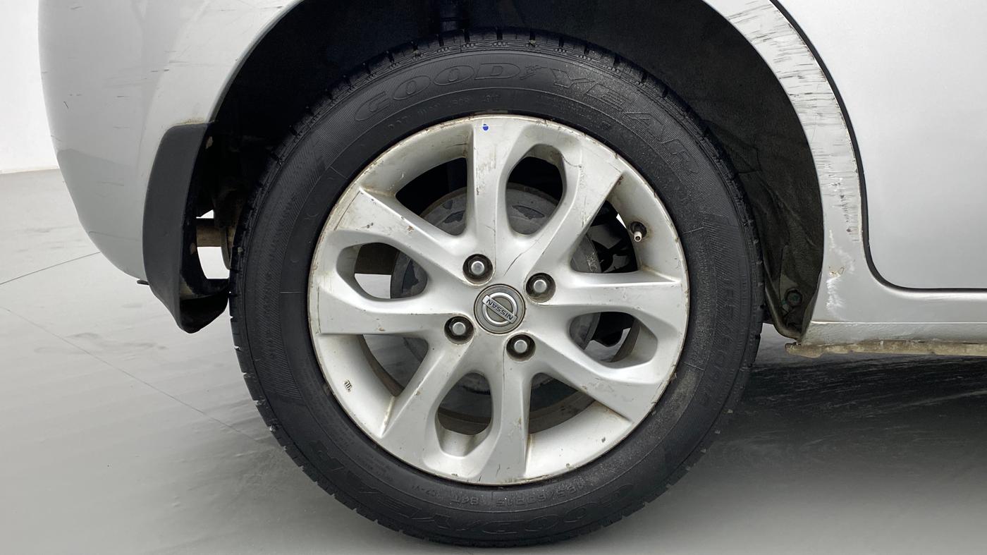 2014 Nissan Micra XV CVT, Petrol, Automatic, 57,497 km, Right Rear Wheel