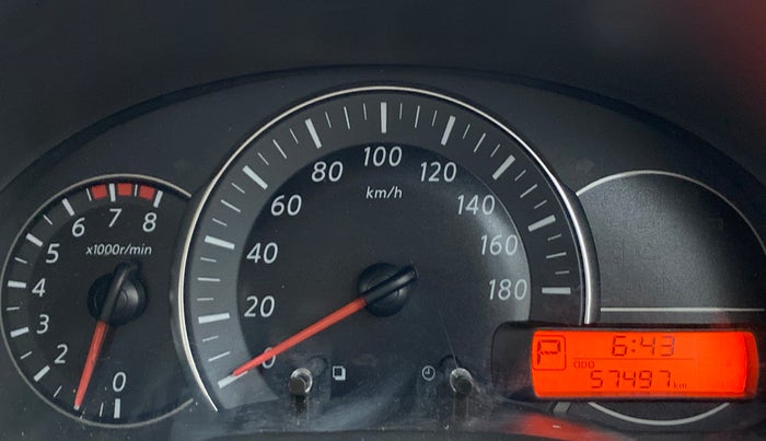 2014 Nissan Micra XV CVT, Petrol, Automatic, 57,497 km, Odometer Image