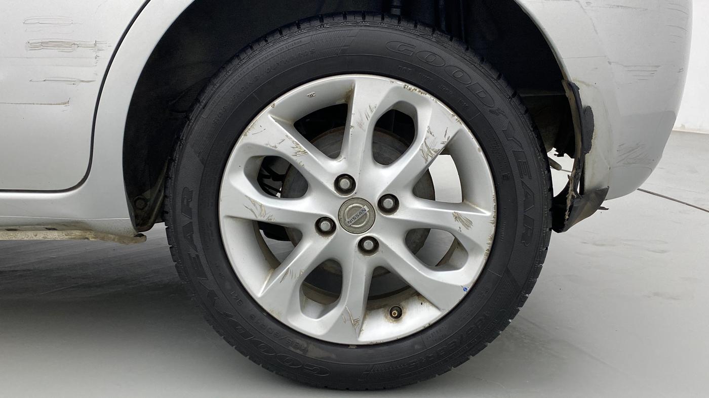 2014 Nissan Micra XV CVT, Petrol, Automatic, 57,497 km, Left Rear Wheel